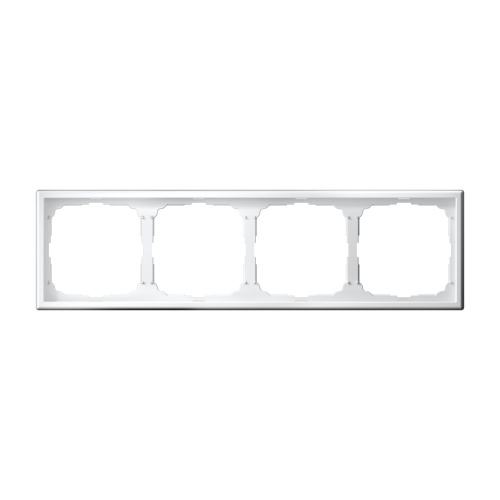 Systeme Electric ARTGALLERY 4-постовая РАМКА, универсальная, БЕЛЫЙ
