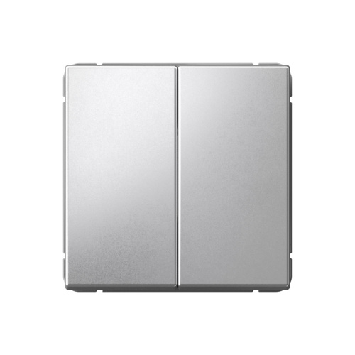 Systeme Electric ARTGALLERY 2-клавишный ВЫКЛЮЧАТЕЛЬ, сх.5, 10АХ, механизм, АЛЮМИНИЙ