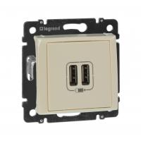 Valena Розетка USB 2-ая крем Legrand 774170