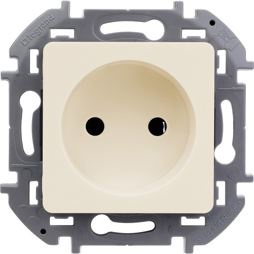 LEGRAND INSPIRIA розетка без заземления слоновая кость (673711)