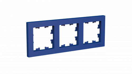 Systeme (Schneider) Electric ATLASDESIGN 3-постовая РАМКА, универсальная, АКВАМАРИН ATN001103