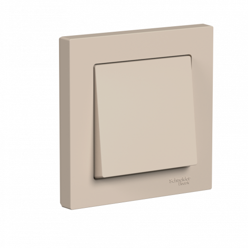 Systeme (Schneider) Electric ATLASDESIGN 1-клавишный ВЫКЛЮЧАТЕЛЬ, сх.1, 10АХ, в сборе, ПЕСОЧНЫЙ ATN001212