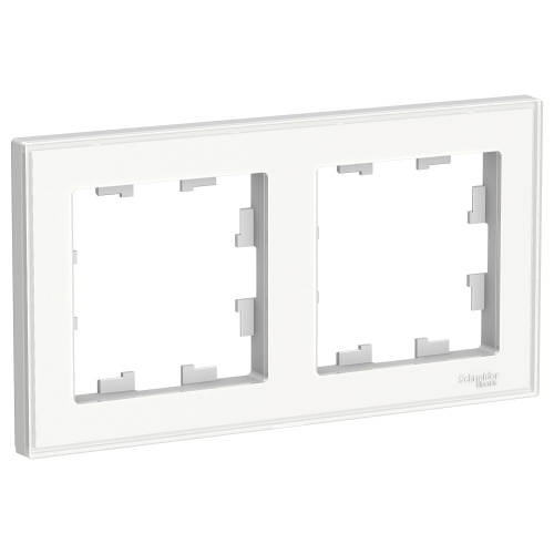 Systeme (Schneider) Electric ATLASDESIGN Art 2-постовая РАМКА, БЕЛЫЙ ATN200102