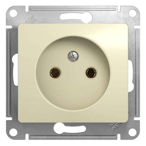 Systeme (Schneider) Electric GLOSSA розетка б/з бежевый механизм