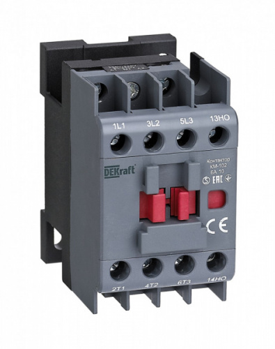 Schneider electric DEKraft Контактор 6А 220В/230В АС3 АС4 1НО КМ-102