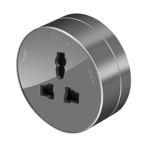 Systeme Electric MultiTrack Розетка универс. круглая 13А/250В Графит