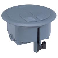 Legrand Напольная коробка - IP 20 - RAL 7031 - 3 модуля