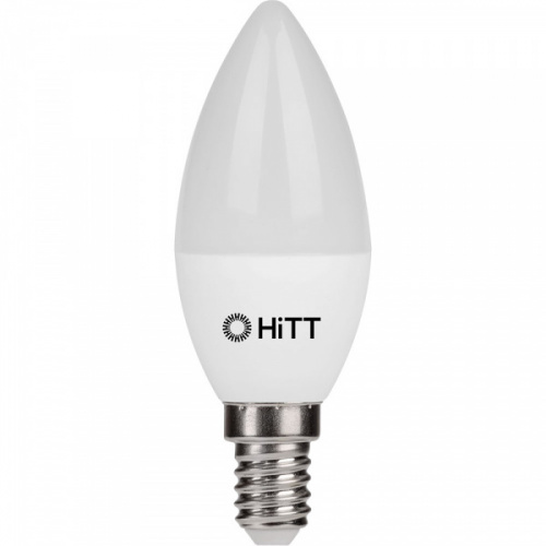 GENERAL Лампа светодиодная HiTT-PL-C35-9-230-E14-4000, 1010026, E14, 4000 К
