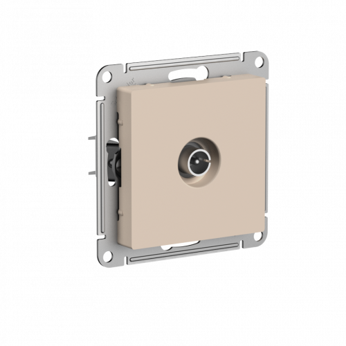Systeme (Schneider) Electric ATLASDESIGN TV РОЗЕТКА оконечная 1DB, механизм, ПЕСОЧНЫЙ ATN001291