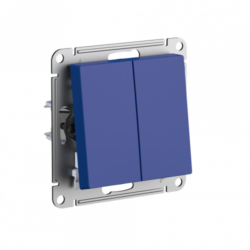 Systeme (Schneider) Electric ATLASDESIGN 2-клавишный ВЫКЛЮЧАТЕЛЬ, сх.5, 10АХ, механизм, АКВАМАРИН ATN001151