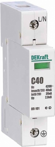 Schneider electric DEKraft Ограничитель перенапряжений 1P 40кА класс C 440В