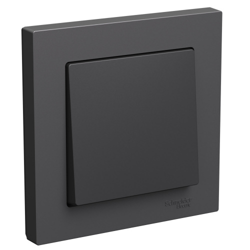 Systeme (Schneider) Electric ATLASDESIGN 1-клавишный ВЫКЛЮЧАТЕЛЬ, сх.1, 10АХ, в сборе, БАЗАЛЬТ