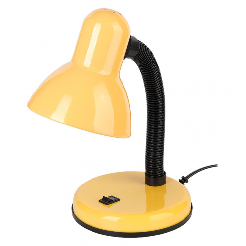 GENERAL светильник настольный на основании с выключателем под лампу желтый GTL-032-60-220 (800132)