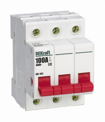 Schneider electric DEKraft Выключатель-разъединитель 3Р 100А ВН-102