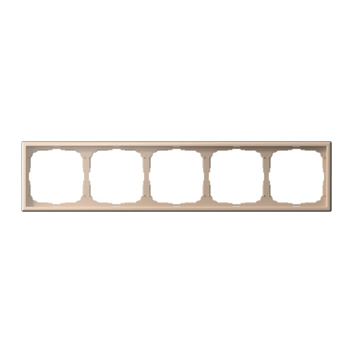 Systeme Electric ARTGALLERY 5-постовая РАМКА, универсальная, ПЕСОЧНЫЙ