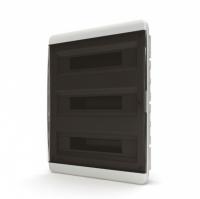 ИЭК (TEKFOR) Корпус пластиковый ЩРВ-П-54 IP41 черная прозрачная дверь