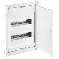 Legrand Щит встраиваемый Nedbox - с синей полупрозрачной скругленной дверью - 2 рейки - 24+4 модуля