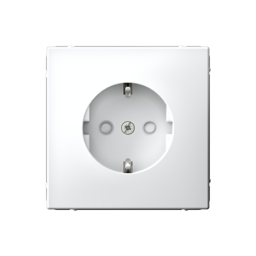 Systeme Electric ARTGALLERY РОЗЕТКА с заземлением со шторками, 16А, механизм, БЕЛЫЙ