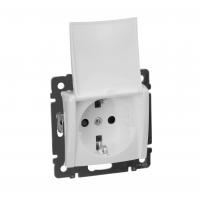 Valena Розетка с крышкой белая Legrand 774422
