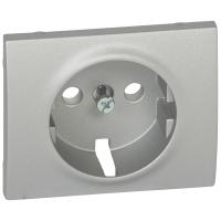 Legrand Galea Life Лицевая панель для розетки 2К+З алюминий (771320)