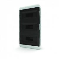 ИЭК (TEKFOR) Корпус пластиковый ЩРВ-П-36 IP41 черная прозрачная дверь