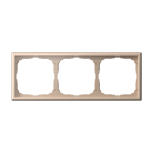 Systeme Electric ARTGALLERY 3-постовая РАМКА, универсальная, ПЕСОЧНЫЙ