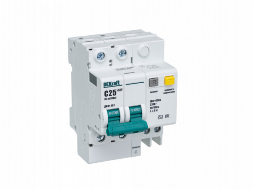 Schneider electric DEKraft АВДТ 2Р 25А 30мА тип AC х-ка С ДИФ-101 4,5кА