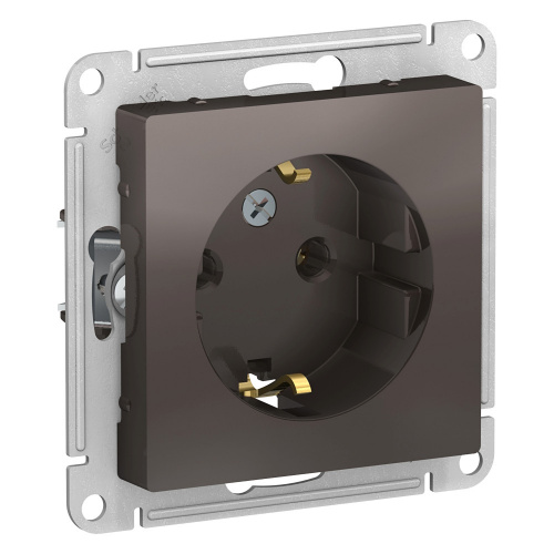 Systeme (Schneider) Electric ATLASDESIGN РОЗЕТКА с заземлением, 16А, механизм, МОККО ATN000643