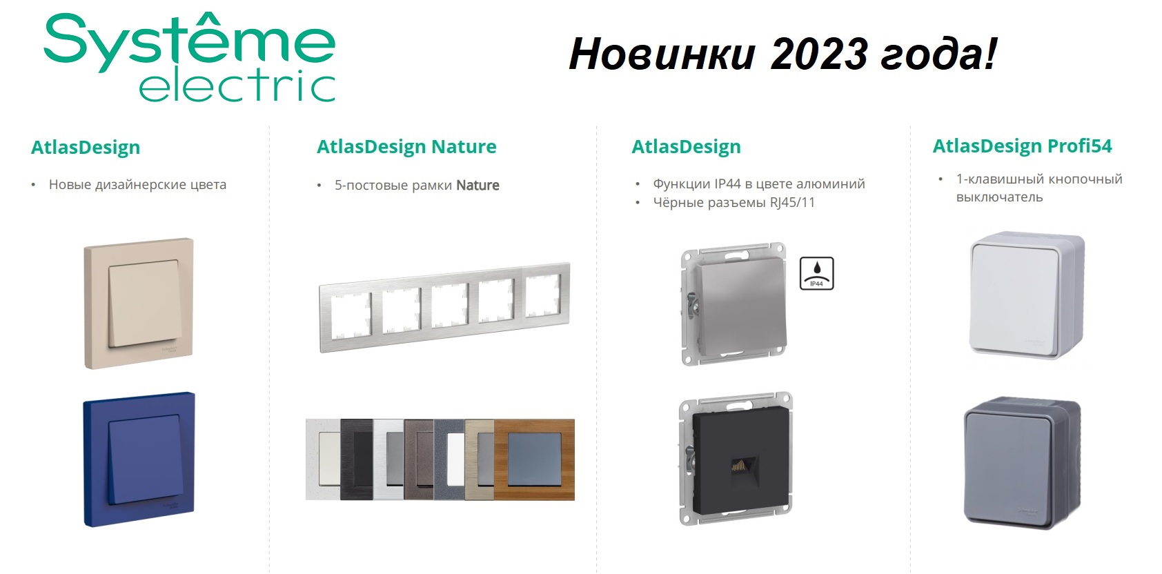 Встречайте новинки 2023 года от Systeme Electric!
