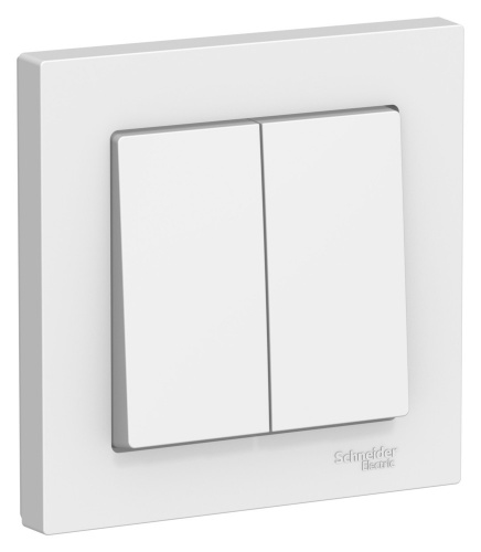 Systeme (Schneider) Electric ATLASDESIGN 2-клавишный ВЫКЛЮЧАТЕЛЬ, сх.5, 10АХ, в сборе, ЛОТОС