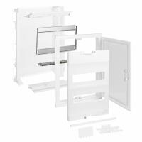 Legrand Щит встраиваемый Nedbox - со скругленной дверью белой RAL 9010 - 2 рейки - 24+4 модуля