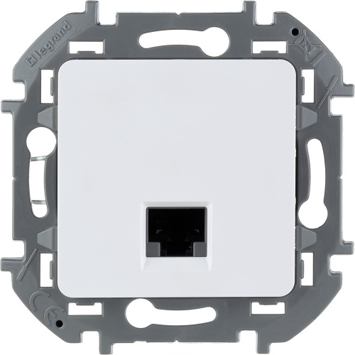 LEGRAND INSPIRIA информационная розетка RJ 45 кат. 6 UTP белый (673830)