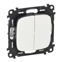 Valena ALLURE выключатель 2кл. белый Legrand