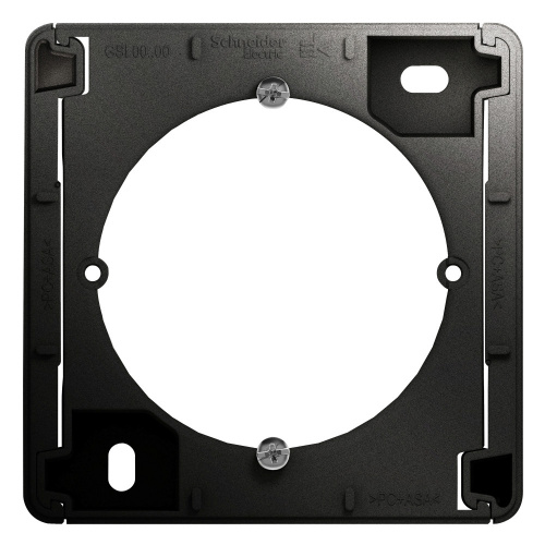 Systeme (Schneider) Electric GLOSSA Коробка наружного монтажа, АНТРАЦИТ