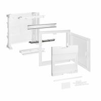 Legrand Щит встраиваемый Nedbox - со скругленной дверью белой RAL 9010 - 1 рейка - 12+2 модуля