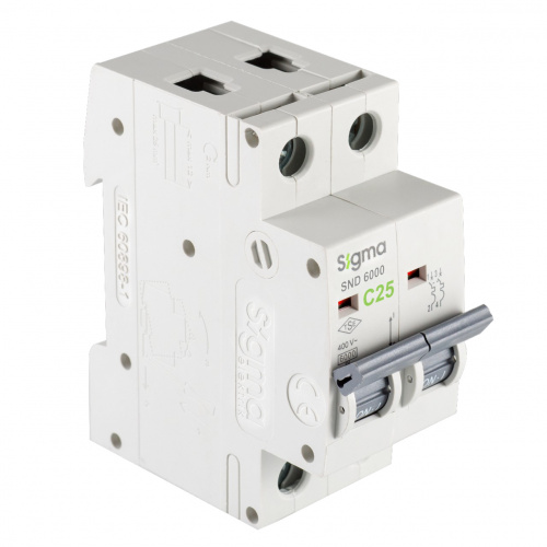 SIGMA Elektrik Автоматический выключатель 2P C 25A 6kA