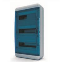 ИЭК (TEKFOR) Корпус пластиковый КМПн-36 IP65 синяя прозрачная дверь