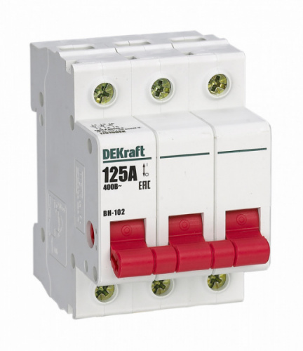 Schneider electric DEKraft Выключатель-разъединитель 3Р 125А ВН-102