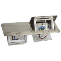 Legrand Выдвижной розеточный блок - неукомплектованный - IP 40 - 6 модулей - нержавеющая сталь