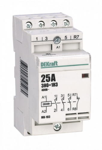 Schneider electric DEKraft Модульный контактор 3НО+1НЗ 25А 230В МК-103