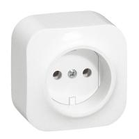 Quteo Розетка б/з белая Legrand