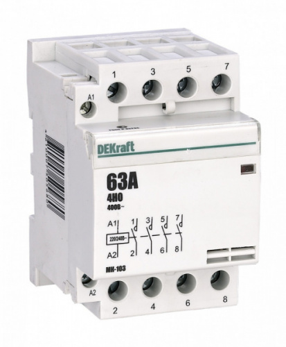 Schneider electric DEKraft Модульный контактор 4НО 32А 230В МК-103