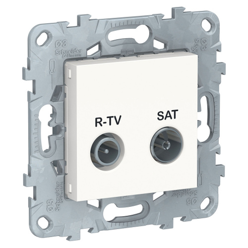 Systeme (Schneider) Electric UNICA NEW розетка R-TV/ SAT, одиночная, белый (NU545418)