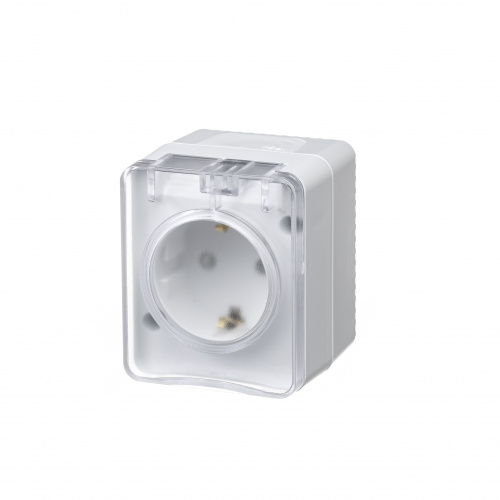 Systeme (Schneider) Electric AtlasDesign Profi54 O/У РОЗЕТКА с заземлением со шторками 16А 250B, БЕЛЫЙ, Россия