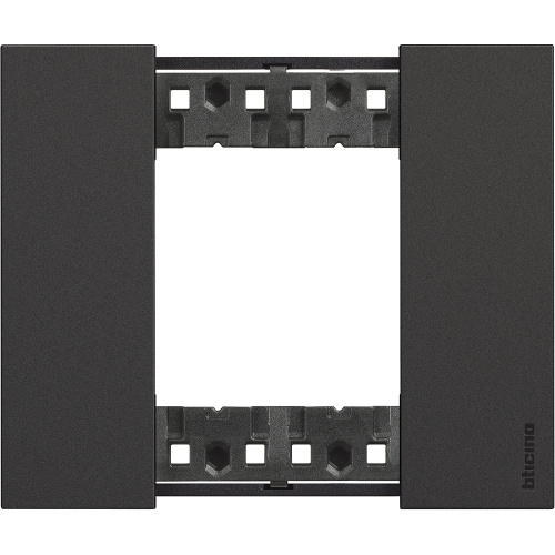 LIVING NOW.Декоративная рамка 2 модуля.Цвет Черный.