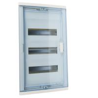 Legrand Щит встраиваемый Nedbox - с синей полупрозрачной скругленной дверью - 3 рейки - 36+6 модулей