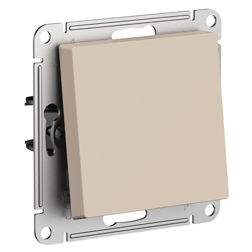 Systeme (Schneider) Electric ATLASDESIGN ВЫКЛЮЧАТЕЛЬ с самовозвратом, сх.1, 10АХ, механизм, ПЕСОЧНЫЙ ATN001215