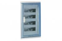 Legrand Щит встраиваемый Nedbox - с синей полупрозрачной скругленной дверью - 4 rрейки - 48+8 модуля
