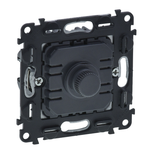 Valena IN'MATIC. Светорегулятор с поворотной ручкой универсальный 300Вт без нейтрали