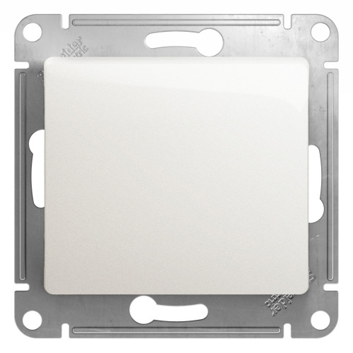 Systeme (Schneider) Electric GLOSSA Нажимная КНОПКА, сх.1, 10АХ, механизм, ПЕРЛАМУТРОВЫЙ